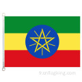 90*150cm drapeau national Ethiopie 100% polyester